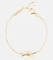 [Bottega Veneta] Bottega Veneta Knot gold-plated sterling silver bracelet L gold