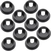 [LIFKICH] 10pcs Hole Cover Cable Covers for Cable Managment Office Desk Enough Space for Cables Desk Cable Wire Grommet Desk Cable Management Cable Grommet Desktop Cable Cover Black