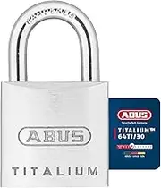ABUS 64TI/30 30mm Titalium Padlock Keyed KA6312