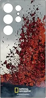 Samsung National Geographic Lava Case Plate for Samsung Galaxy S24 Ultra, Red