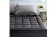 Giselle Bedding Mattress Topper Pillowtop Bamboo Charcoal Single