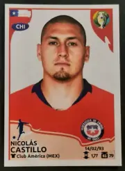 2019 PANINI Brazil Copa America STICKER #324 NICOLAS CASTILLO Chile