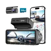 FOCUWAY Dash Cam Front Rear, Touch Screen STARVIS 2 Sensor 4K 30fps/2K 60fps+...