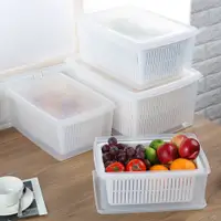 在飛比找樂天市場購物網優惠-保鮮盒/便當盒/MIT台灣製造 名廚1號瀝水保鮮盒12.6L