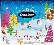 ChapStick 12 Days of Holiday Advent Calendar Lip Balm Gift Set - 0.15 Oz