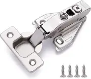 (40 PCS) Full Overlay Soft Close Cabinet Hinges for Kitchen Cabinets - 105° Face
