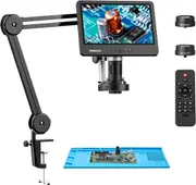 DM602 Flex Soldering Digital Microscope 2000x +Flexible Arm 10.1" LCD