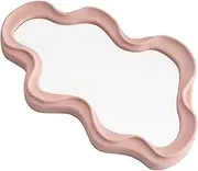 JDPEYI Special-Shaped Vanity Mirror Bedroom Decorative Wall Mirror Dressing Tabletop Irregular Pattern Makeup Mirror