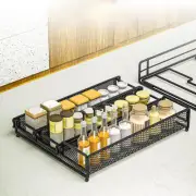 Multifunctional Spice Rack Space Saving Kitchen Storage Box Cupboard Pantry