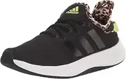 [adidas] Women's Cloudfoam Pure Sportswear Sneaker, Halo Silver/Orbit Grey/Grey, 7.5 US