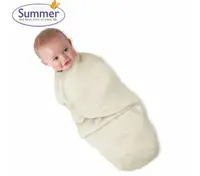 在飛比找樂天市場購物網優惠-《美國Summer infant》聰明懶人刷毛絨布包巾(象牙