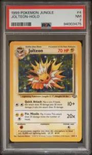 Pokémon TCG Jolteon Flareon Vaporeon Jungle Set Sequential PSA 7/5/5