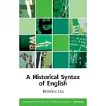 A HISTORICAL SYNTAX OF ENGLISH