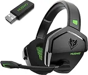 G06 Dual Wireless Gaming Headset with Microphone for PS5, PS4, PC, Mobile, Switch, 2.4GHz Wireless + Bluetooth - 100 Hr Battery - 50mm Drivers