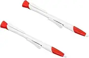 Mipcase Portable Cat Clip 2pcs Pet Clip Tool Pet Louse Clamp Remover for Dogs Cat Remover Pet Remover Eliminate Bug Clamp Product White Plastic Cats and Dogs