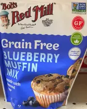 BLUEBERRY MUFFIN MIX MADE WITH ALOMOND FLOUR GRAIN FREE NET WT 9 OZ (255)G