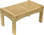 Small Bamboo Step Stool [New-Improved Design] Great Foot Rest Stool & Potty Training Stool for Kids Toddlers