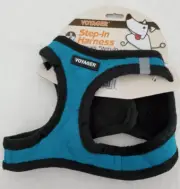 Voyager Step In Harness Dog Harness Small 14.5" to 17" Chest Blue Black