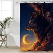 Funny Burrito Shower Curtain
