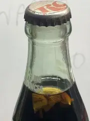 Rare -1978 RC Cola Bottle Sealed Unopened, With Toy Bear Inside! Factory Defect