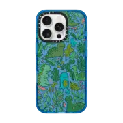 iPhone 16 Pro Impact Case Funny green dinos. Cute dinosaurs