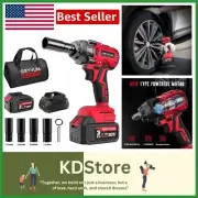 320 Ft-lbs Torque Cordless Impact Wrench with Variable Speed & Brake Stop