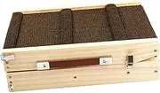 Fenteer Adjustable Dog Ramp Pet Ramp Height Adjustable Dog Stair Dog Step for Bed Short Trips