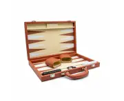 Lpg Classics Leather Backgammon Set Brown