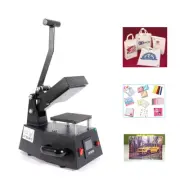 Digital Label Single Heat Press Machine Clothing LOGO Printing 0-250℃ 110V 600W