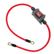 5X(DC12V Inline Wire DC12-24V DPST Dual Side Wiring 25A IP67 with on/Off 7355