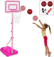 Toddler Basketball Hoop for Kids Boys Girls Portable Basketball Goals Indoor Outdoor Play Outside Backyard Toys for 2 3 4 5 6 Year Old Birthday Gift