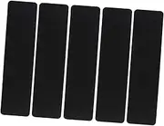 OSALADI 5pcs Tape Decking Grip Strips with Black Sand for Stairs Steps and Ramps Lightweight Non- for Use