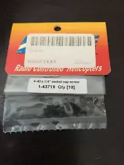 4-40 1/4” Cap Screws VINTAGE LITE MACHINES R/C MODEL HELICOPTER Discontinued-10