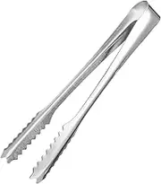 MOTHNUR Serving Tong Multifunctional Tong for Kitchen Bar Ice Cube Tongs Stainless Steel Sweet Tongs for Picnic