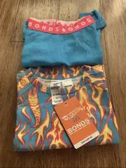 Bonds BNWT OG Hotwheels Blue Flame Pj Size 1 (12-18 Months)