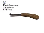 Hoof Knife, Narrow Edge with Left hand wooden handle Tasrou Brand Veterinary