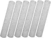 Yardwe Gym Equipment 6 Pack Iron for Weighted for Running and Bodybuilding Silver