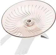 Hamster Wheel - Hamster Exercise Wheel | Pink Hermit Crab Exercise Wheel | Quiet Spinner Small Animals Running Exercise | Hamster Flying Saucer | Small Animal Wheel for Hamster Gerbils Hedgehogs