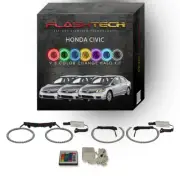 RGB Angel Eye LED Halo kit with IR Remote for 2009-2011 Honda Civic Headlights (for: Honda)