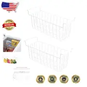 Portable Chest Freezer Baskets 20.5'' - Wire Storage Bins with Hanging Handles