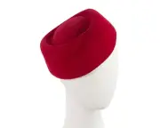 Red Felt pillbox hat by Max Alexander RRP $119. 100% Australian Owned Seller