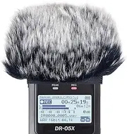 DR05 Furry Windscreen Fits Tascam DR-05 DR-05X Mic Recorders, DR05X Outdoor Microphone Wind Screen by SUNMON