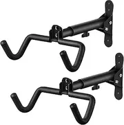Bike Wall Mount Garage Bike Rack Adjustable Bike Hanger Storage Bike in Garage Home,Horizontal Bike Hook Bike Holder for Mountain Bike,Road Bike,Hybrid Bikes