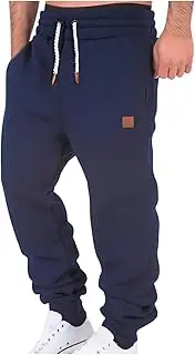 [Generic] Casual Sweatpants for Men Fashion Workout Drawstring Joggers Pants Big and Tall Men Running New Sweat Pants Relaxed Fit