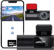 Dash Cam,2K WiFi Car DVR Front Dash Cam Auto Recorder Video Dashcam 24H Parking Monitor Black Box Car Camera Driving Recorder,32g