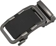 [Perfeclan] Mens Belt Buckle Fashion Gift for Men Business Holeless Automatic Belt Buckle