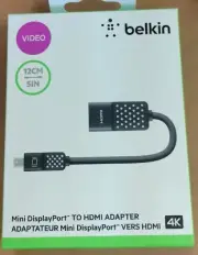 BELKIN Mini DisplayPort to HDTV Adapter 4K High Definition for Apple MACBOOK
