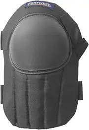 Portwest unisex Lightweight Kneepad, Black, One Size