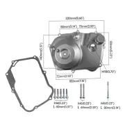 Right Side Engine Motor Case Cover for SSR SDG Buggy 110 125cc ATV Quad Go Kart