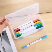 With Buckled Pencil Box Waterproof Desktop Storage Box Pen Pencil Case Student